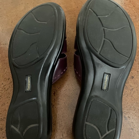 Croft & Barrow Purple Slide Sandals Size 7M - Picture 3 of 4